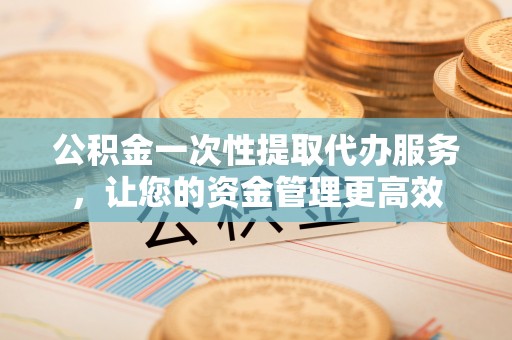 乌来公积金一次性提取代办服务，让您的资金管理更高效