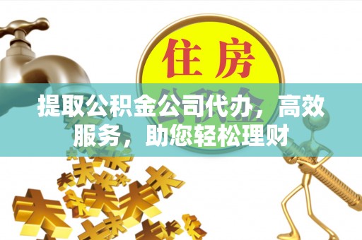 乌来提取公积金公司代办，高效服务，助您轻松理财